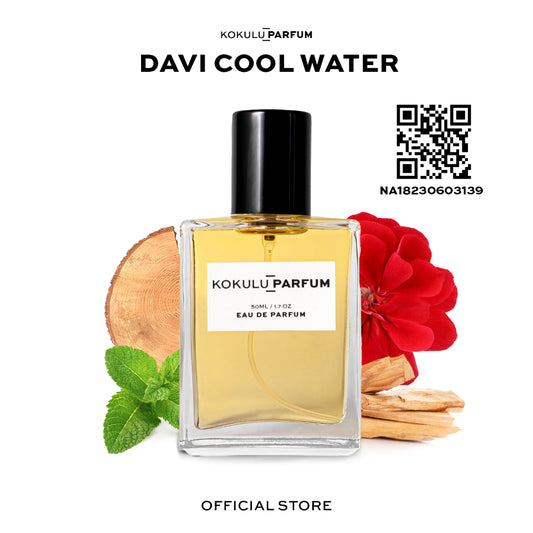 Kokulu Perfume Davi Cool Water - Minyak Wangi Pria Tahan Lama